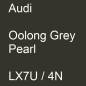 Preview: Audi, Oolong Grey Pearl, LX7U / 4N.